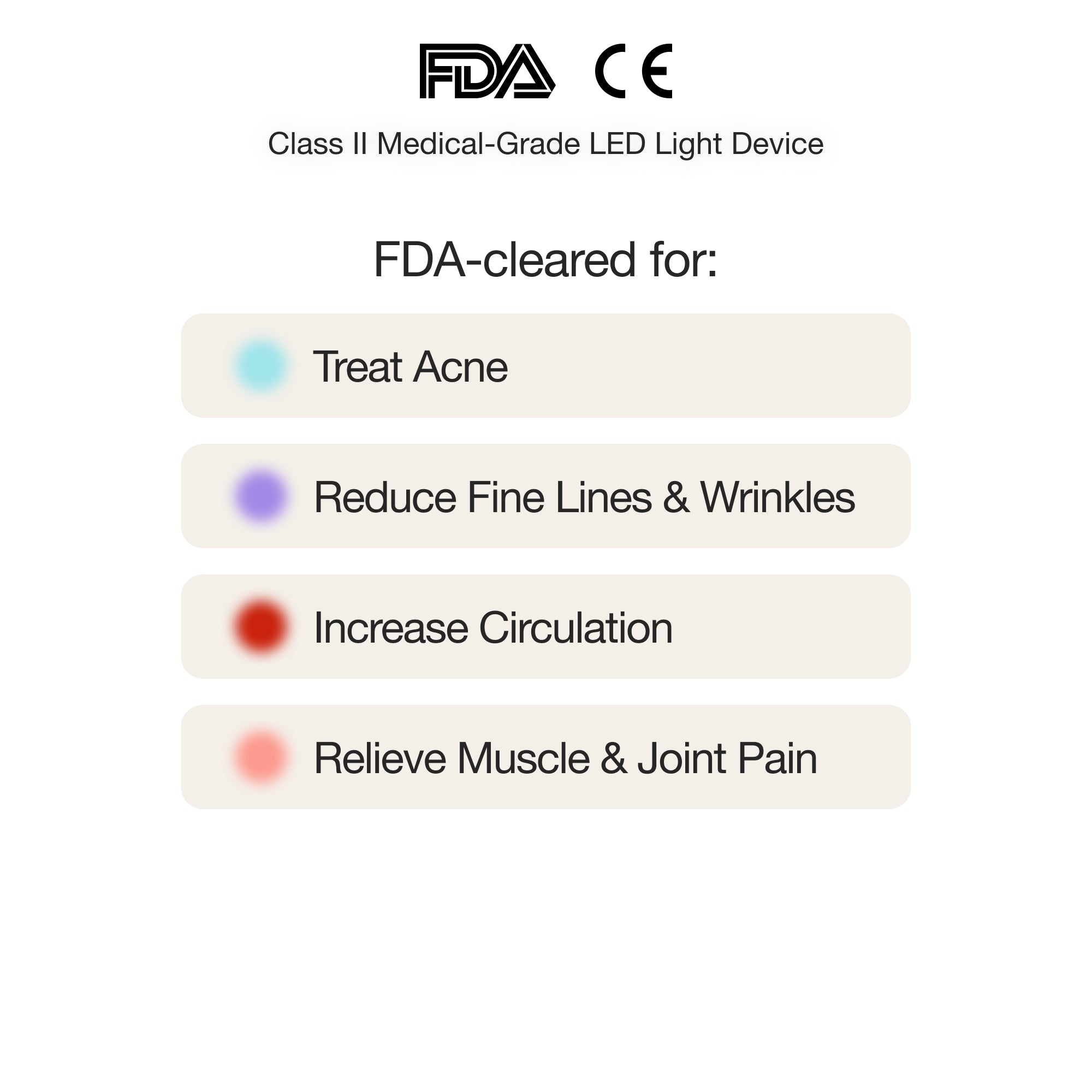 red light therapy for muscle recovery, aches and pain, backaches, frozen shoulders, knee pain, Arthritis,Acne, Rosacea, Psoriasis, Eczema, Dermatitis, scars, hyperpigmentation