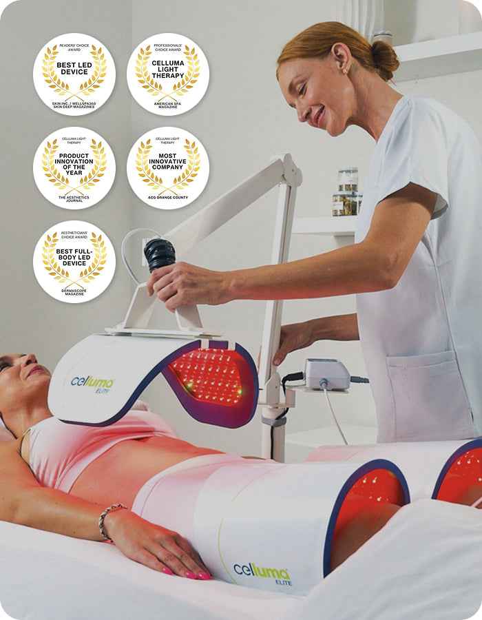 Award-winning Celluma PRO panel, named Best LED Device by ASCP Skin Deep for 9 consecutive years