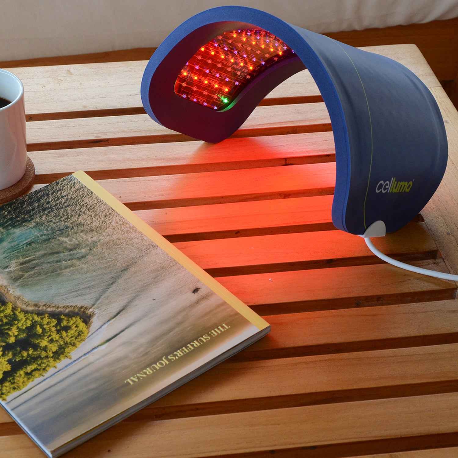 Celluma HOME II is Advanced LED Red light Therapy has 2 modes, wrinkles and pain relief.