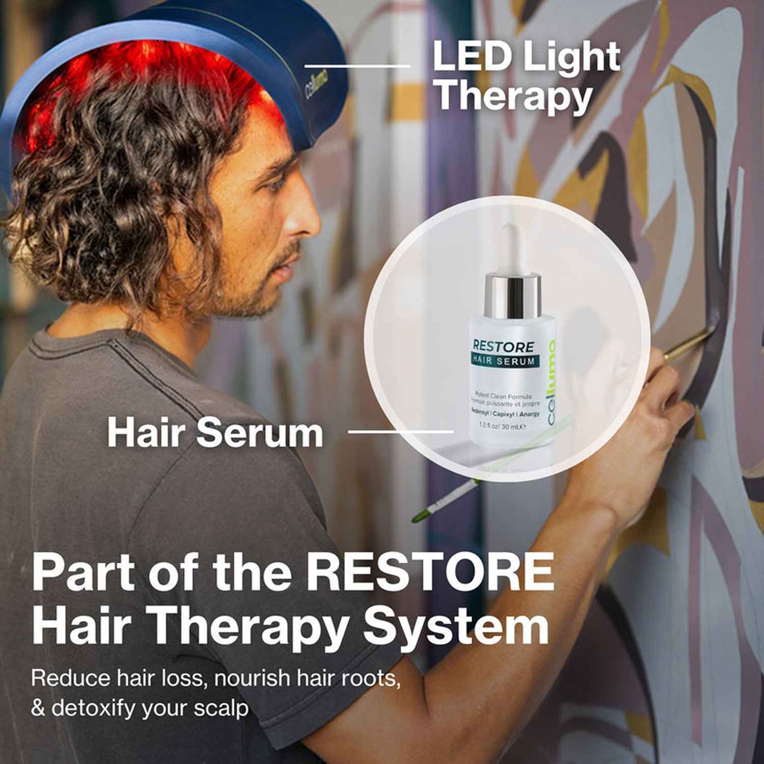 Celluma RESTORE II | FDA-Cleared LED Hair Regrowth Therapy