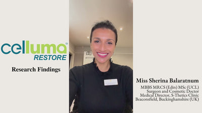 Miss Sherina Balaratnum shares her research on hair loss patients using the Celluma RESTORE device for clinically supported hair regrowth results.